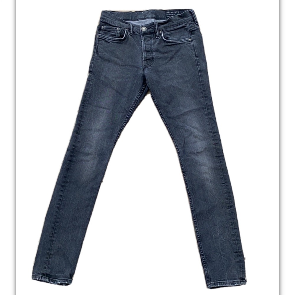 AllSaints black cigarette fit jeans size 30 women